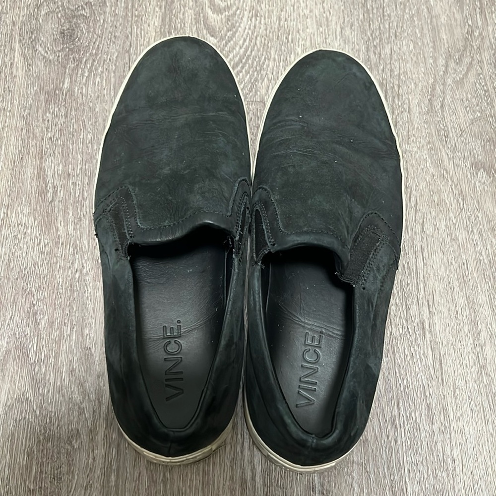 Vintage Vince Night Blue Suede Loafer